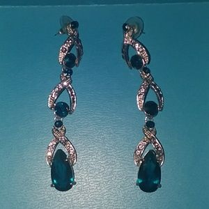 Vintage Sapphire inspired earrings